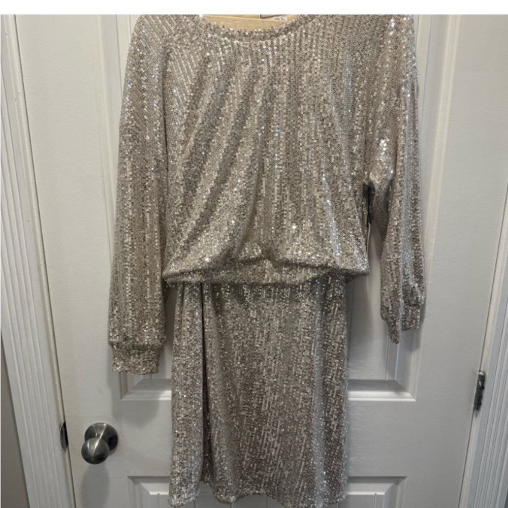 Dex Shimmering Sequin Skirt set  Size M-L